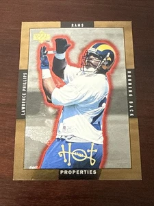1996 Upper Deck - Hot Properties Gold #HT-18 Lawrence Phillips - Bild 1 von 2