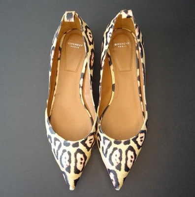 Pisos de cuero con estampado animal GIVENCHY talla 10 Foto 1 de 4