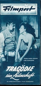 Tragödie einer Leidenschaft - Filmpost Programm - FP 311 ungelocht (72/4) - Picture 1 of 1