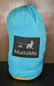 MalloMe Single tragbare Camping Hängematte Fallschirm leichtes Nylon blau - Bild 1 von 2