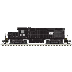 10004357 HO Atlas Alco RS32 - Standard DC Penn Central #2032 (schwarz, weiß) - Bild 1 von 1