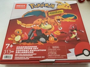 Mega Construx Pokemon Charmander Evolution Set de Construcción Charmeleon Charizard 313 - Imagen 1 de 2