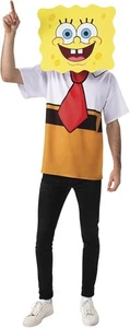 Spongebob Squarepants Adult Costume Top - Picture 1 of 4