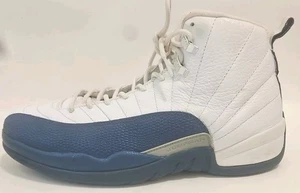 Nike Air Jordan Retro Blu Francese 2014 Uomo 130690-113 Bianco/Blu Taglia 11 Leggi - Foto 1 di 14
