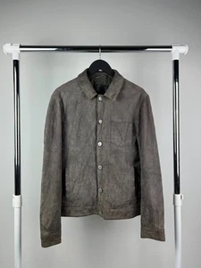 Allsaints Forge Suede Jacket Biker Men’s Leather Size XL PO NUMBER AS248844R - Picture 1 of 21