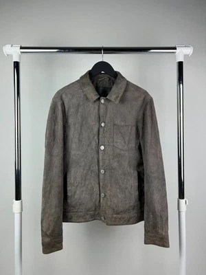 Allsaints Forge Suede Jacket Biker Men’s Leather Size XL PO NUMBER AS248844R - Image 1 of 4