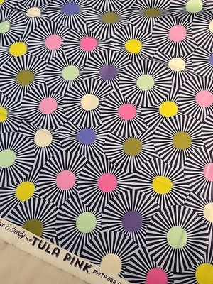 1 Yard OOP Clear Skies Slow & Steady Fabric  Tula Pink (F14*) - Image 1 of 4