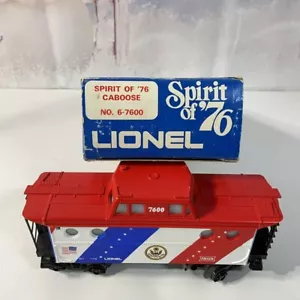 Lionel ~ 6-7600 The Patriot Spirit of Caboose 76 MINT IN BOX - Picture 1 of 12