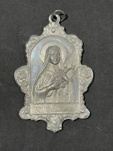 Antique religious medals "SANTA TERESITA DEL NIÑO JESUS" (6 X 4 CM) - Picture 1 of 2