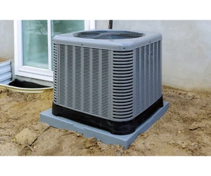 AC Condenser Pad– Reinforced Plastic Base Ultra-Durable for Mini Split & Central - Picture 1 of 4
