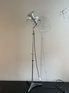 Frank Ligtelijn RAAK Clear Glass Globe MCM 1960s Floor Lamp Amsterdam Space - Picture 1 of 24