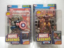 Marvel Legends Captain America Iron Man Series VIII 8 Lot of 2 Toy Biz 2004 NEW