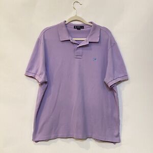 Cremieux Daniel Men Short Sleeve Golf Polo Shirt Purple Size X Large Classic