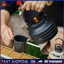 1.4L Metal Portable Camping Water Kettle with Handle for Outdoor Travel Camping 