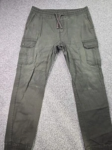 Southpole Pants Mens Extra Large Green Flex The Movement Tapered Cargo Hiking - Picture 1 of 17