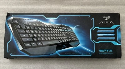 AULA Be Fire Wired Gaming Keyboard, Blue Light, Tested. - Image 1 of 4