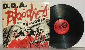 D.O.A. Bloodied But Unbowed LP Orig VG+ 1983 CD Presents 016 Punk Plays Well - Picture 1 of 4