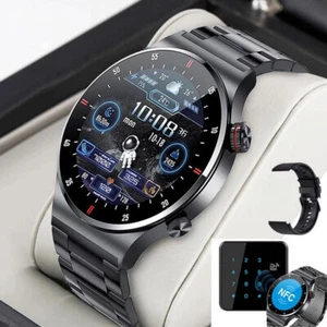 Sports Fitness ECG PPG NFC Bracelet Bluetooth Smart Watch IP67 Waterproof - Picture 1 of 18