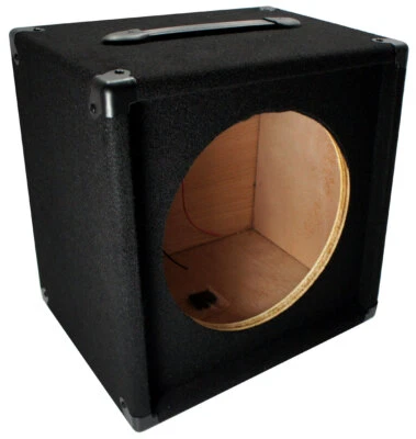 Electric Guitar 1X12 Empty 12" Speaker Carpet Cabinet Enclosure Box 1/4" Jack - Image 1 of 4