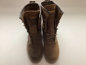 Size 8.5D Carolina Men's 8 Inch WP ST Elm Dark Brown - Picture 1 of 5