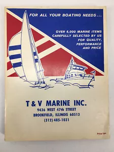 T & V Marine Supplies Catalog Boating Supplies No 378 Boats Paint Fishing etc - Picture 1 of 12