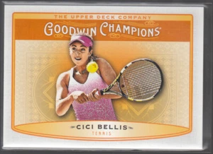 Cici Bellis 2019 Upper Deck Goodwin Champions #76 tenis novato radiocontrol como nuevo - Imagen 1 de 2