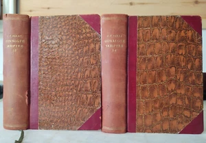 Hans Peter Holst 4 Volumes in Danish 1887 Fine Binding - Imagen 1 de 5