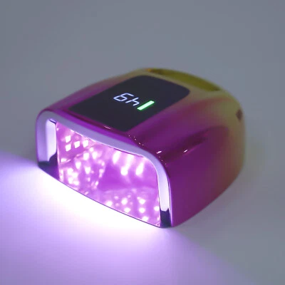 Profesional Recargable Gel de Uñas Secador Inalámbrico LED UV Lámpara de Uñas Manicura 96W Foto 1 de 4