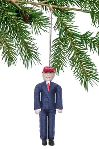 TRUMP ORNAMENT Hand Made Wool Felt Collectible Silk Road Bazaar - Picture 1 of 2