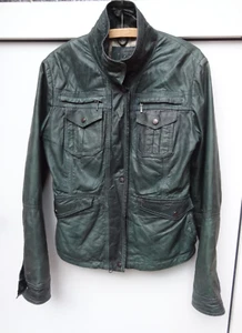 Lederjacke echtes Leder, J&E Jagger&Evans, Gr. L, grün, stylisch weich, Damen - Bild 1 von 13