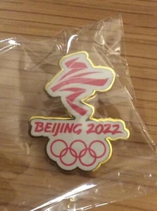 Beijing 2022 logo pins Cutout pink - Picture 1 of 1
