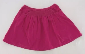MINI BODEN Girls Bright Pink Lined Pull On Corduroy Skirt Size 5-6 Years Preppy - Picture 1 of 8