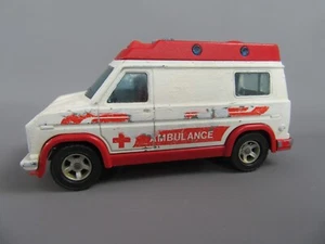 A807 Vintage 1982 Majorette 3000 France GMC Vandura Van US Ambulance 1:3 6 - Picture 1 of 9