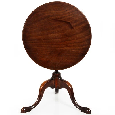 Rara mesa inclinável inglesa Queen Anne antiga miniatura vendedor amostra - Imagem 1 de 4