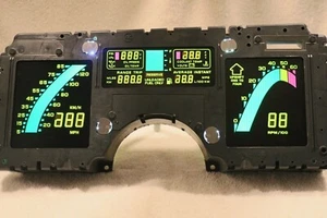 1989 Corvette Dash Cluster Rebuilt All NEW LCDs and LEDs CORE REQUIRED . - Picture 1 of 1