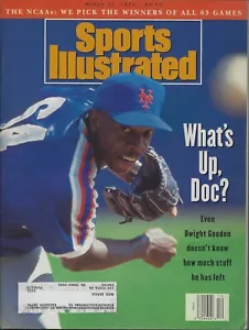 März 1993 Sports Illustrated - Dwight Gooden NY Mets Hakeem Olajuwon A-Rod - Bild 1 von 5
