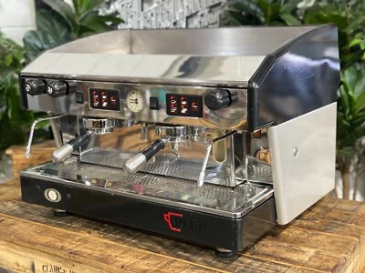 WEGA ATLAS 2 GROUP MÁQUINA DE CAFÉ EXPRESSO PRETO E CINZA COM ALÇAS PESADO CAFÉ - Imagem 1 de 4