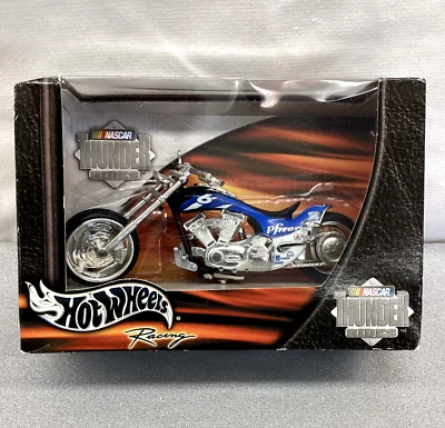 Hot Wheels NASCAR Thunder Rides PFIZER #55718  Motorcycle Diecast 1:18 2002 New - Image 1 of 4