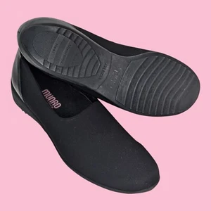 Munro Traveler Shoes Womens 8M Black Loafer Flats Casual Slip On Stretch - Picture 1 of 15