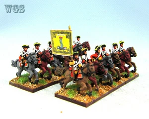 15 mm Guerra de los Siete Años WGS Pintado Hannover Zepelin Caballería HB6 - Imagen 1 de 6
