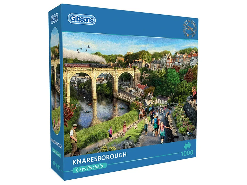 Gibsons Knaresborough by Czes Pachela Jigsaw Puzzle 1000 Pieces (GIB063998) - image 1 of 1