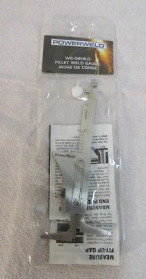 Medidor de soldadura de filete Powerweld P/N WG-06HILO Foto 1 de 4