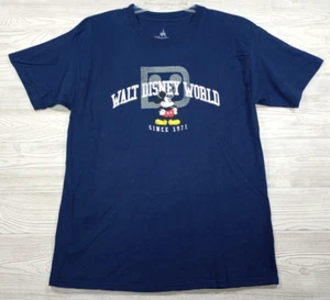 Walt Disney World Shirt Herren Unisex Large Disney Parks WDW Navy Mickey 1971 - Bild 1 von 5