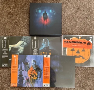 HALLOWEEN 1-5 (MONDO SOUNDTRACK) [VARIOUS COLOUR VINYL+SLIPCASE] NEW SEALED - Picture 1 of 3