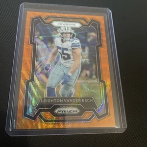 2023 Panini Prizm Leighton Vander Esch #76 Orange Wave Prizm /60 - Bild 1 von 4
