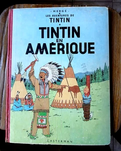 Tim und Struppi - Tim und Struppi in Amerika B21 bis von 1957 Casterman Hergé - Bild 1 von 6