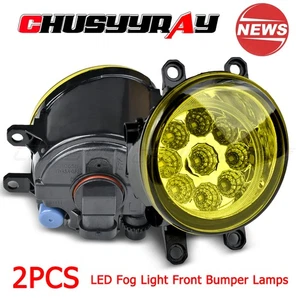 Pair Bumper LED Yellow Fog Lights Driving Lamps For 2011-2014 Lexus CT200h - Foto 1 di 10