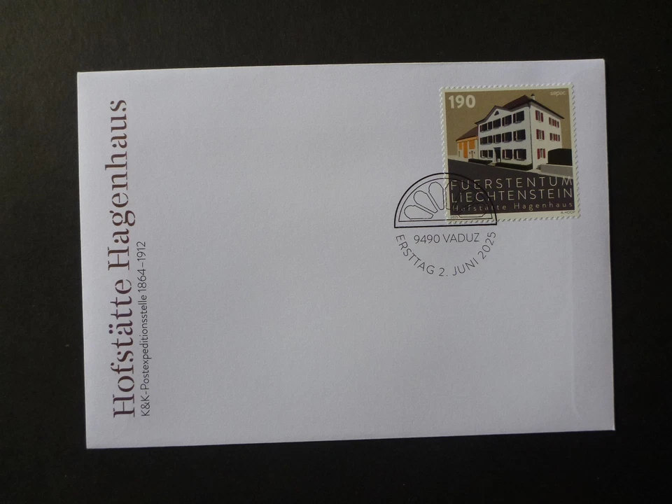 LIECHTENSTEIN 2025 SEPAC Issue - Architecture First Day Cover - Image 1 of 1