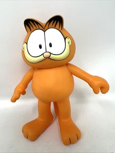RARE Vintage GARFIELD 1981 Vinyl 5.5" Figure Orange Cat Enesco - Picture 1 of 12