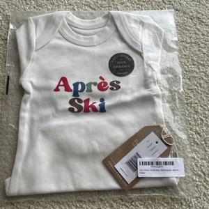 Finn & Emma 3-6 Month Bodysuit Pajamas Ivory Organic Cotton New - Picture 1 of 1